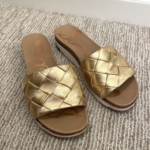 Sam Edelman Adaley Woven Leather slide